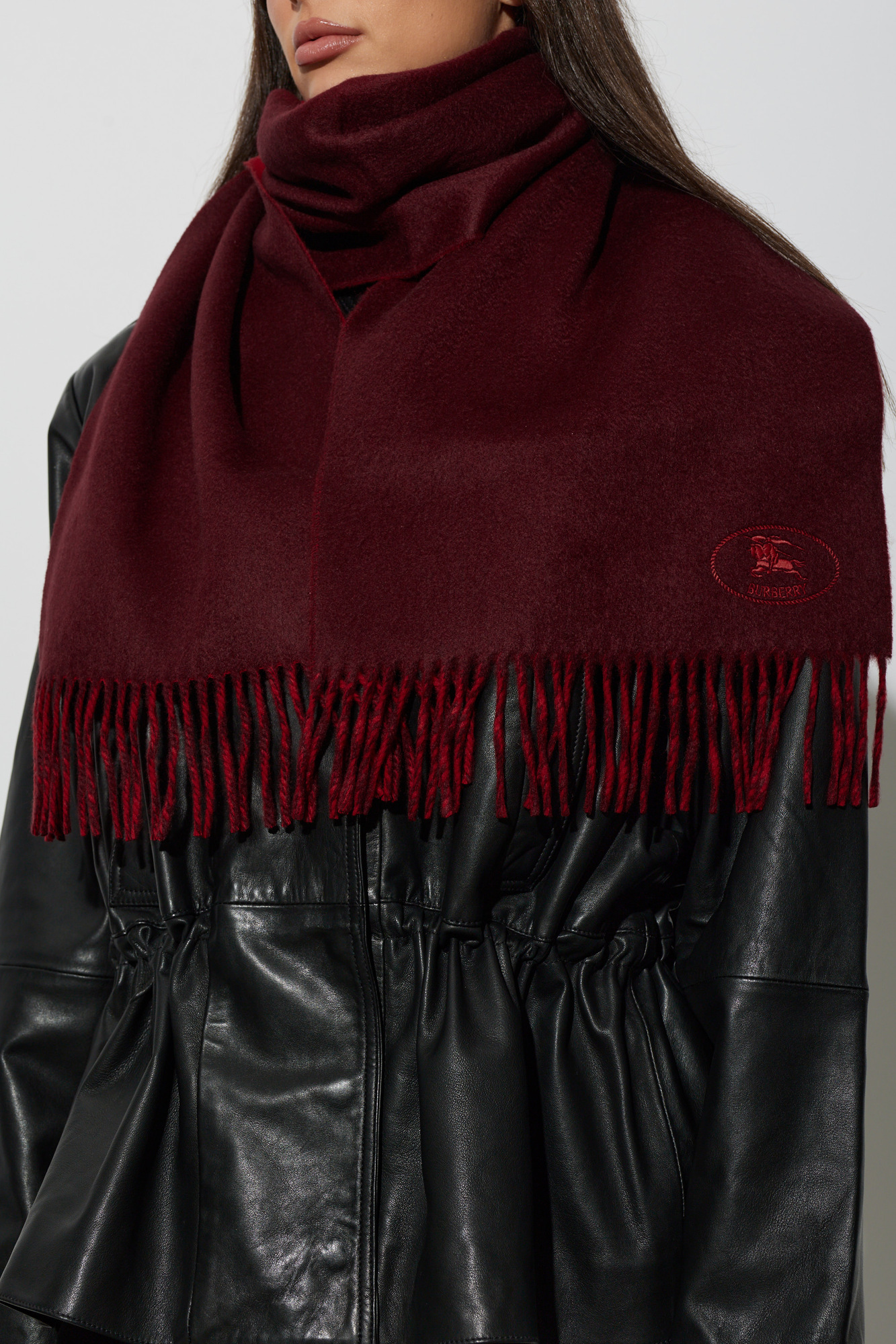 Burberry Cashmere scarf with logo | Men's | Vitkac
